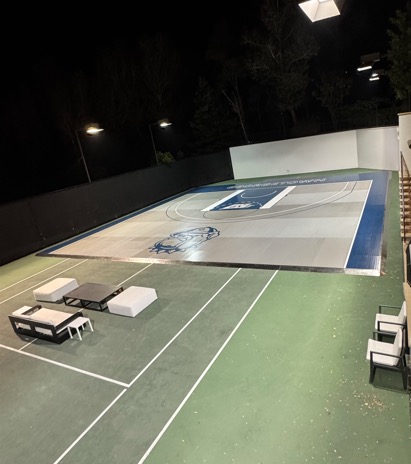 美國私人后院籃球場