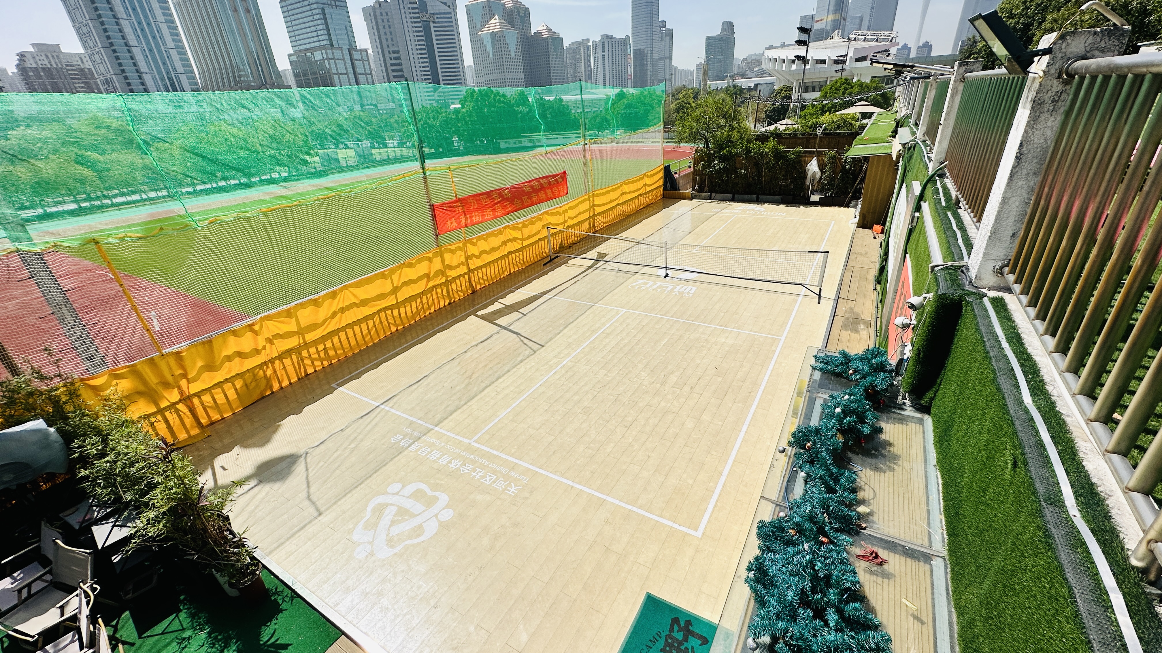 廣州天河CBD戶外匹克球場(chǎng)